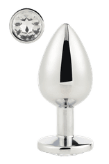 Dreamtoys ANALNI ČEP Gleaming Love Silver Large