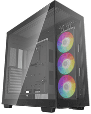 DEEPCOOL CH780 računalniško ohišje, Full Tower, E-ATX, ARGB, kaljeno steklo, črno (R-CH780-BKADE41-G-1)