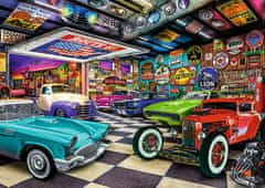 Trefl Puzzle Premium Plus Tea Time: Car Collector's Garage 1000 kosov