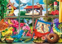 Trefl Puzzle Premium Plus Tea Time: World of birds 1000 kosov