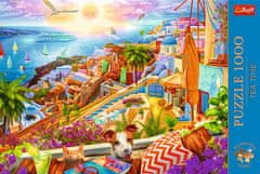 Trefl Puzzle Premium Plus Tea Time: Visit Santorini 1000 kosov