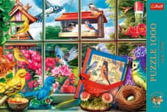 Trefl Puzzle Premium Plus Tea Time: World of birds 1000 kosov