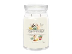 Yankee Candle Dišeča sveča Podpis v kozarcu velika Sladka vanilija Horchata 567g