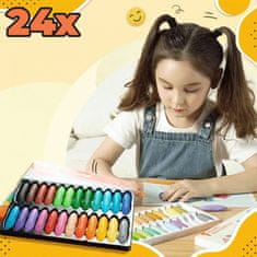 Bellestore Kreativne voščenke ColorBurst (24 kosov)