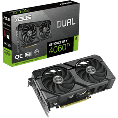 ASUS Grafična kartica GeForce RTX 4060 Ti EVO DUAL OC, 16GB GDDR6, PCI-E 4.0