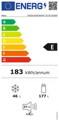 Beko RDSA240K40WN kombinirani hladilnik