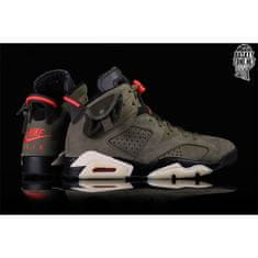 Nike Čevlji zelena 44.5 EU Air Jordan 6 Retro Sp Travis Scott