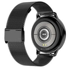 Neogo Milanese pašček 20mm, Black