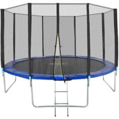 tectake trampolin Ø 366 cm, GS-certificiran obložen rob obložen rob - 366 cm