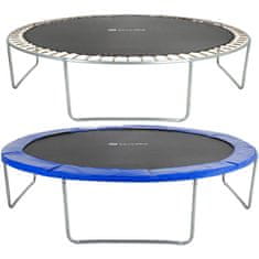 tectake trampolin Ø 366 cm, GS-certificiran obložen rob obložen rob - 366 cm