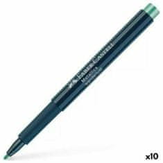 Faber-Castell Flomastri Faber-Castell Metallics Wanderlust Zelena (10 kosov)