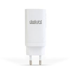 Delight USB hitri polnilnik 3A 2x USB-C + 1x USB-A 65W