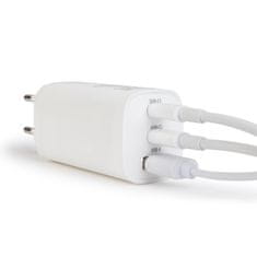 Delight USB hitri polnilnik 3A 2x USB-C + 1x USB-A 65W