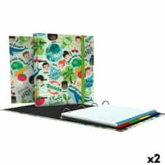 Grafoplas Vezivo za obroče Grafoplas Carpebook Revolution Green Zelena A4 (2 kosov)