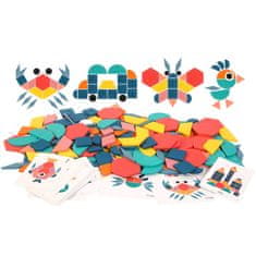 CAB Toys Ustvarjalni puzzle mozaiki 180 delni set