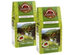 Basilur BASILUR Summer Tea Čaj iz zelenih listov z vonjem po sadju in jagodah 100 g x2