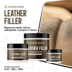 Boxman Polnilo za usnje - Beli kit 250 ml Leather Expert LE-10-FW250