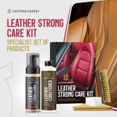 Boxman Leather Expert Strong Care Kit 200ml+250ml - komplet za čiščenje in nego usnja LE-18-2STR