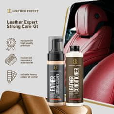 Boxman Leather Expert Strong Care Kit 200ml+250ml - komplet za čiščenje in nego usnja LE-18-2STR