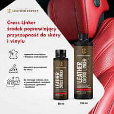 Boxman Leather Cross Linker - navzkrižno vezivo, fiksator za usnje in vinil 50 ml Leather Expert LE-09-CL50