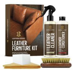 Boxman Leather Expert Furniture Kit 2x250ml - komplet za čiščenje in nego usnjenega pohištva LE-18-F2250