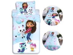 DreamWorks Gabby's Dollhouse Komplet posteljnine z zadrgo, posteljnina 140x200 cm, Oeko-Tex