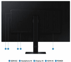 Samsung ViewFinity S7 S27D700EAU monitor, 68,6cm (27), 4K UHD (LS27D700EAUXEN)