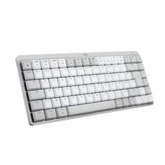 Logitech Tipkovnica Brezžična Logitech MX Mini Mechanical for Mac Bela Bela/Siva Francoski AZERTY