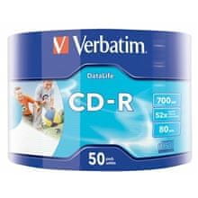 Verbatim CD-R Printable, škatla za torto, 50 kosov