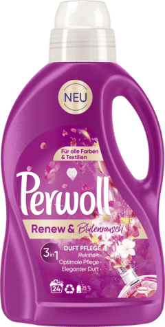 Noah Perwoll Renew &amp; Blütenrausch Gel za pranje barv 24 pranj