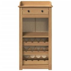 Vidaxl Omara za vino Panama 57x40x111,5 cm trdna borovina