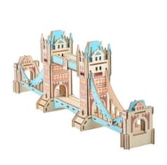 Woodcraft Lesena 3D sestavljanka Tower Bridge