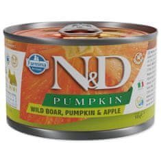 N&D Konzerva N&amp;D Dog Wild Boar, Pumkin &amp; Apple 140g