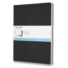 Moleskine Beležnice Cahier XL, s pikami, 3 kosi, črne