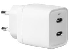 Avacom HomePRO 2 omrežni polnilec z Power Delivery 40 W z dvema izhodoma USB-C