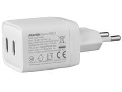 Avacom HomePRO 2 omrežni polnilec z Power Delivery 40 W z dvema izhodoma USB-C