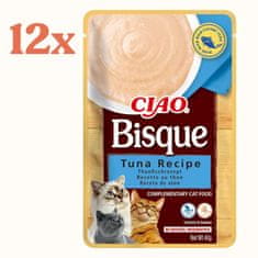 Inaba Cat Churu Bisque, kremna juha s tuno 12 pakiranj po 40 g