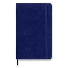 Moleskine Beležnica Velvet - trde platnice L, z vrsticami, vijolična