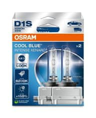 Osram Xenon D1S 35W XENARC Cool Blue Intense NextGeneration 6200K +150% BOX