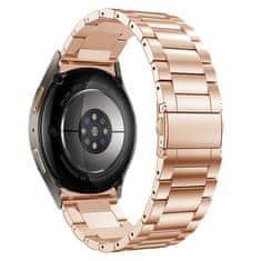 Tech-protect Stainless pašček za Samsung Galaxy Watch 4 / 5 / 5 Pro / 6 / 7 / FE, blush gold