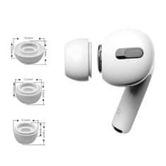 Tech-protect Ear Tips dodatki za Apple Airpods Pro 1 / 2 3ks, belo