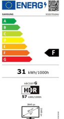 Samsung S32D701EAU monitor, 81,30cm (32), 4K UHD, bel (LS32D701EAUXEN)