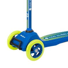 Rebel TOOLS Zložljiv otroški trikolesni skiro KIDS WHEELS modro-rumen