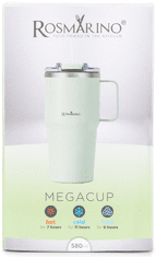 Rosmarino MegaCup termo lonček, 580 ml, mint zelena