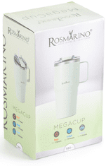 Rosmarino MegaCup termo lonček, 580 ml, mint zelena