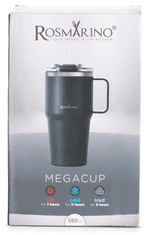 Rosmarino MegaCup termo lonček, 580 ml, mornarsko modra