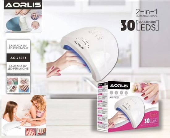 Aorlis LED UV Svetilka za Manikuro / Nohte 48W