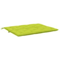 Vidaxl Blazina za vrtno klop zelena 120x(50+50)x7 cm oxford tkanina