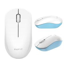 Havit Universal wireless mouse Havit MS66GT-WB (white & blue)