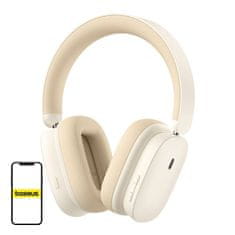 BASEUS Baseus Bowie H1 Wireless headphones Bluetooth 5.2, ANC (white)